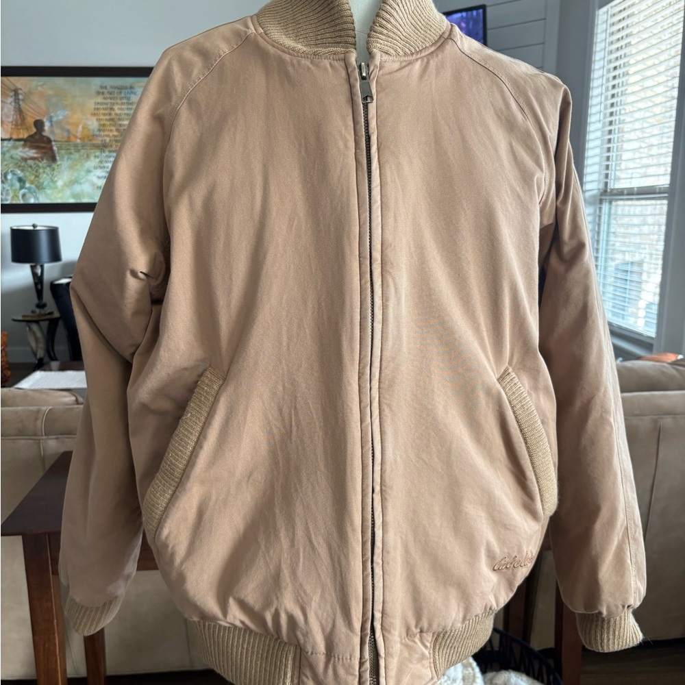Cabela's Tan Goose Down Jacket